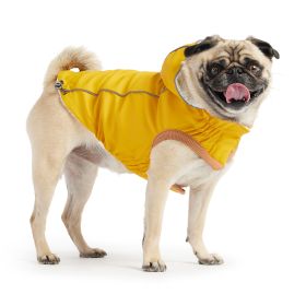 GF Pet Insulated Raincoat - Yellow (size: XS)